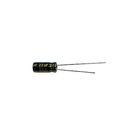 Capacitor Eletrolítico 22uF x 50V RD 105º Fencon