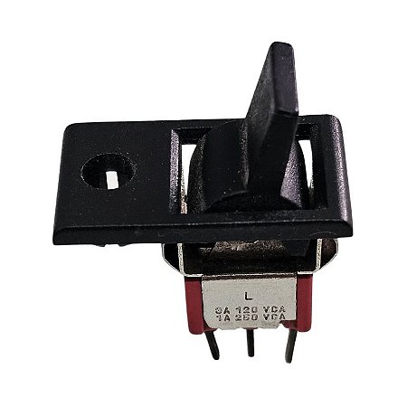 Chave Alavanca 2 Posições 3A 120Vca 1A 250Vca 6 Terminais C&K