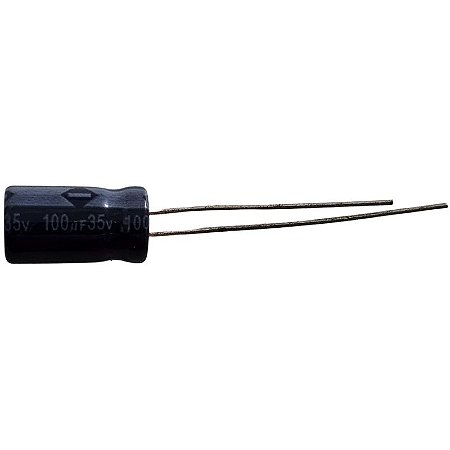 Capacitor Eletrolítico 100uF x 35V RD 85º Cosonic