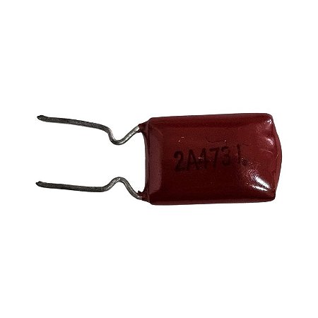 Capacitor Poliéster 47K x 100V = 2A 473J Marron