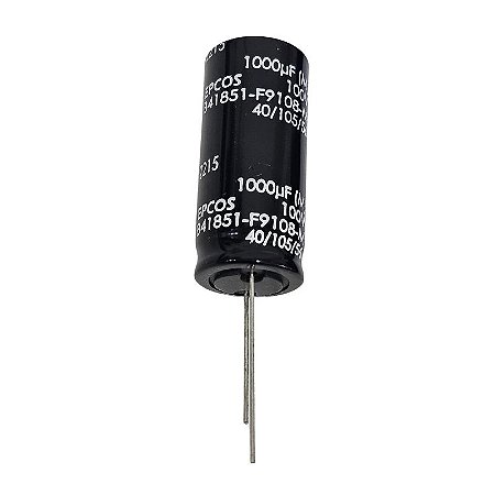 Capacitor Eletrolítico 1000uF x 100V RD 105º Epcos 18DX40A B41851-F9108-M