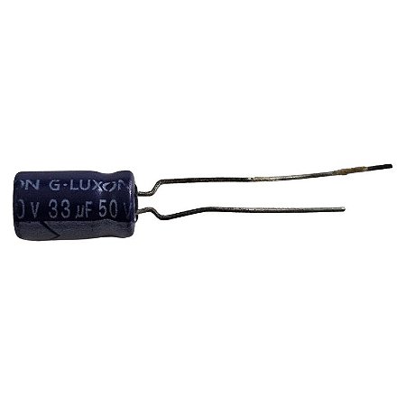 Capacitor Eletrolítico 33uF x 50V 85° G.Luxon