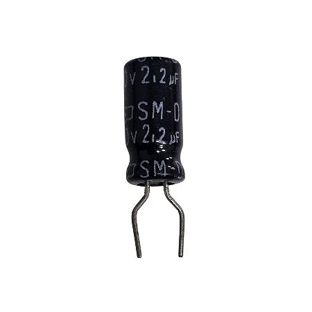 Capacitor Eletrolítico 2,2uF x 50V RD 85º Bipolar Sm-d