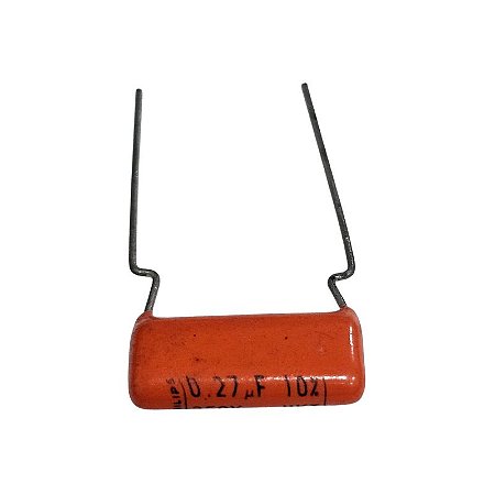 Capacitor Poliéster 270K x 250V = 0,27uF 250V 10% MKT Philips