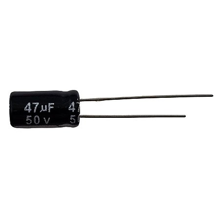 Capacitor Eletrolítico 47uf x 50V RD 105º Hyncdz