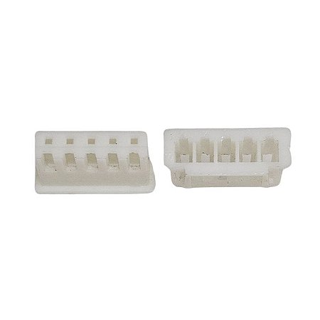 Conector 5Vias Femea Branco
