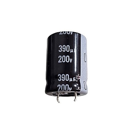 Capacitor Eletrolítico 390uF x 200V RD 105º Snapin Nichicon