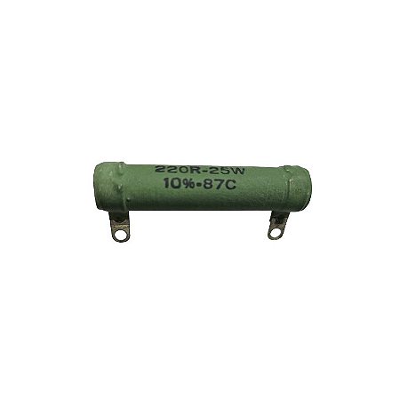 Resistor 220R 25W 10% Verde
