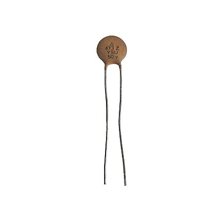 Capacitor Cerâmico 47K x 50V = 473Z Y5U Marron