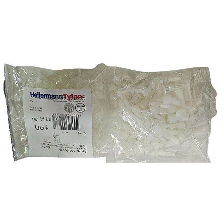 Espaçador de Plástico ECI6.4 Branco Hellermann Kit 100Pçs