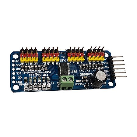 Adafruit 16 Canais PWM Driver Servo de 12Bits Interface I2C - PCA9685