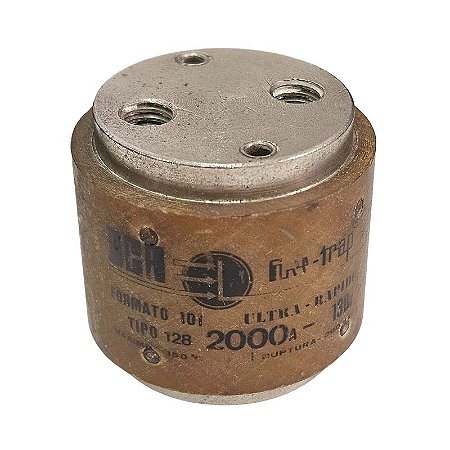 Fusível Ultra Rápido 2000A 130V Formato 101 Tipo 128 200KA Dca