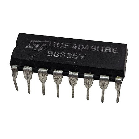 CD4049UBE = HCF4049UBE Circuito Integrado St