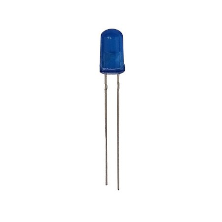 Led 5MM Azul Difuso 1000MCD