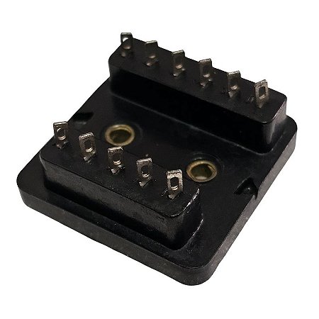 Base Para Rele 11 Pinos Preto