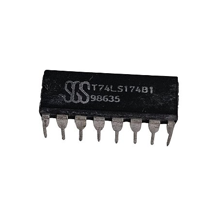 SN74LS174BI = T74LS174B1 Circuito Integrado Sgs