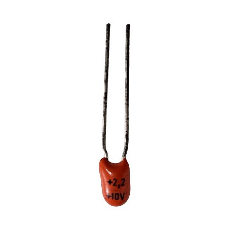 Capacitor Tântalo 2,2uF x 10V