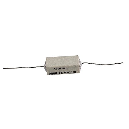 Resistor 0R50 8W 5% Porcelana