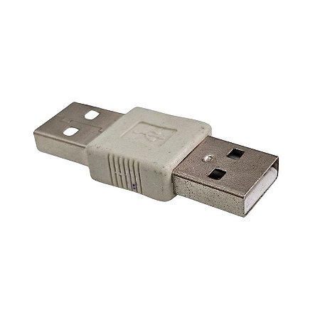 Conector Adaptador Emenda Usb Macho x Usb Macho