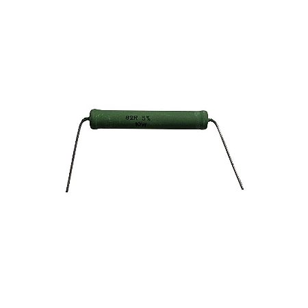 Resistor 82R 10W 5% Axial Verde