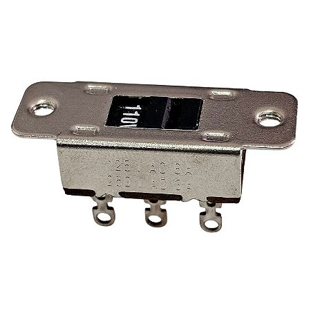 Chave Deslizante 110V / 220V 6 Terminais 3A 250V 6A 125V