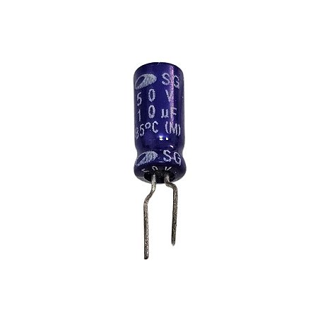 Capacitor Eletrolítico 10uF x 50V RD 85° Sg