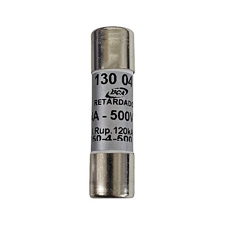 Fusível 4A 500V Retardado 120kA 10X38 Dca
