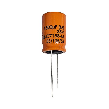 Capacitor Eletrolítico 1500uF x 35V RD 105º B41858-C7158-M 16DX25A Epcos