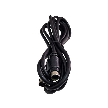 Cabo Adaptador Mini Din 4 Pinos Macho 2Mts