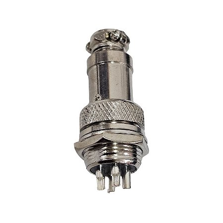 Conector Mike LS-3003 - 3010 4 Vias Macho e Fêmea