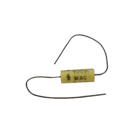 Capacitor Poliéster 100K x 100V Axial = MAC 0,1K 100V