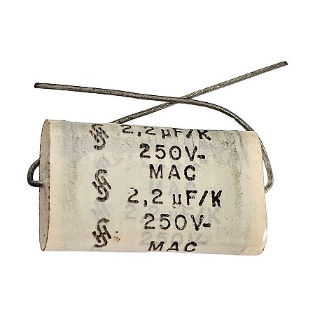 Capacitor Poliéster 2,2uF x 250V Mac Siemens