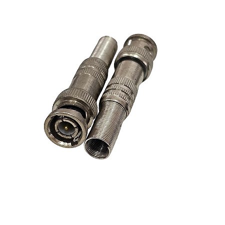 Conector BNC Macho Com Mola