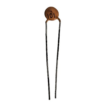 Capacitor Cerâmico 100pF x 50V = 101