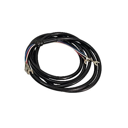 Cabo Para Telefone Antigo 3 Vias 1,50 Metros Preto