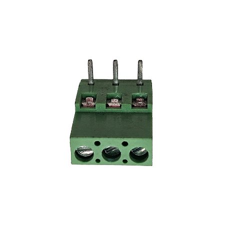 Borne DG129-5.0 20A 300V AWG 26-12 3 Pinos Verde Degson