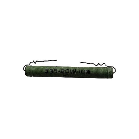 Resistor 33R 20W 10% Axial Verde Fead