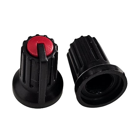 Knob KA481 Vermelho e Preto