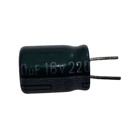 Capacitor Eletrolítico 220uF x 16V RD 85º Ssl