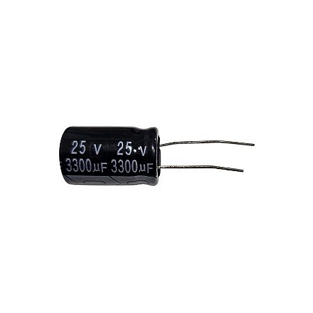 Capacitor Eletrolítico 3300uF x 25V RD 85º Kingcap