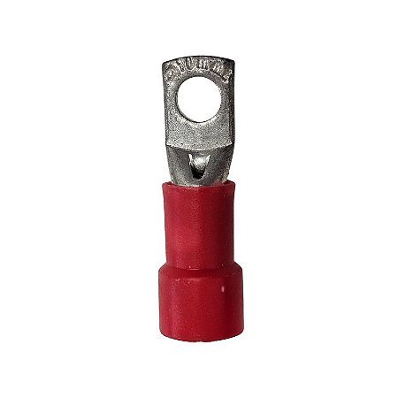 Conector Terminal Olhal 10MM2 Vermelho