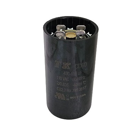 Capacitor de Partida 430-516uF x 110Vac 50/60Hz CD60 TK
