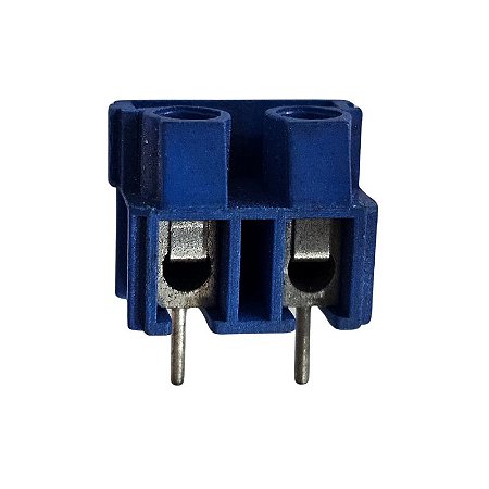Conector Borne KRE 2 Vias 180º Azul