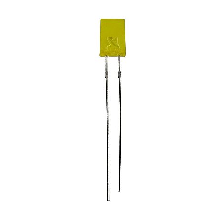 Led 5MM Amarelo Retangular