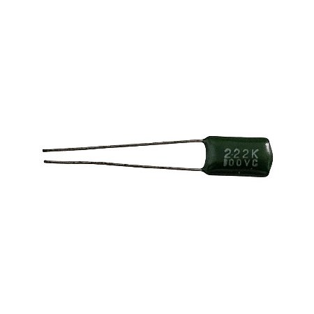 Capacitor Poliéster 2K2 x 100V = 222K 100V