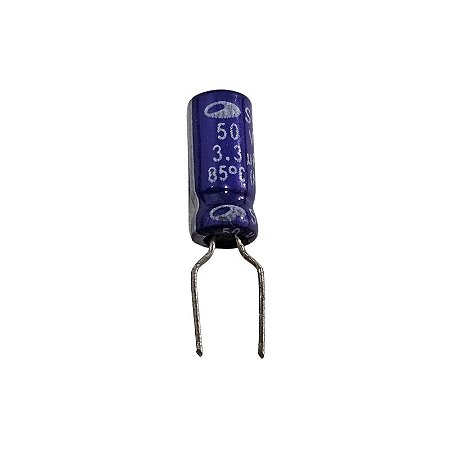 Capacitor Eletrolítico 3,3uF x 50V RD 85º Sg