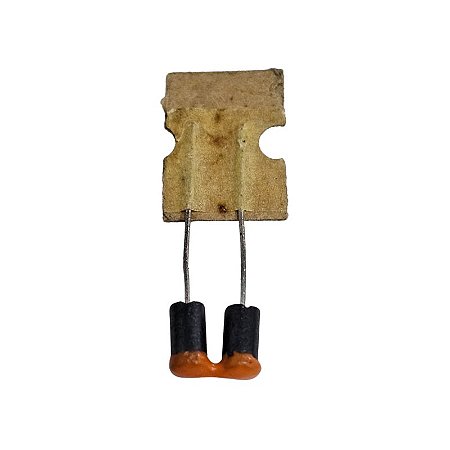 Núcleo de Ferrite Duplo Preto com Laranja