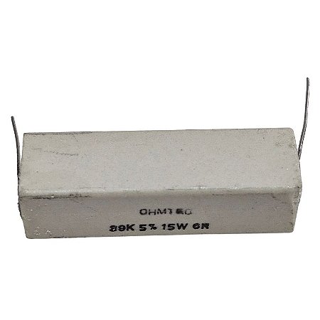 Resistor 39K 15W 5% Porcelana Branca