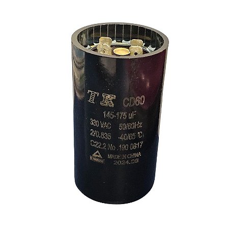 Capacitor de Partida 145-175uF x 330Vac 50/60Hz CD60 TK