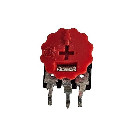 Trimpot 680R 14MM Vertical Com Botão